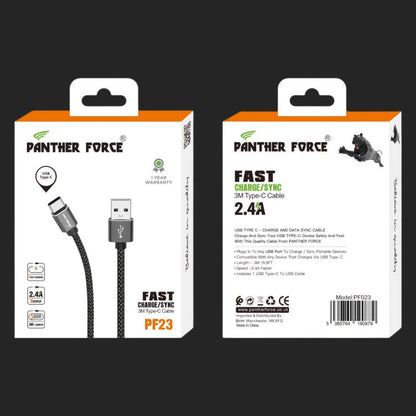 Panther Force 2.4A 3M Cable for Type-C