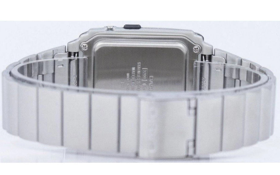 Casio Mens Classic Quartz Calculator Silver Bracelet Watch -  CA-506-1DF