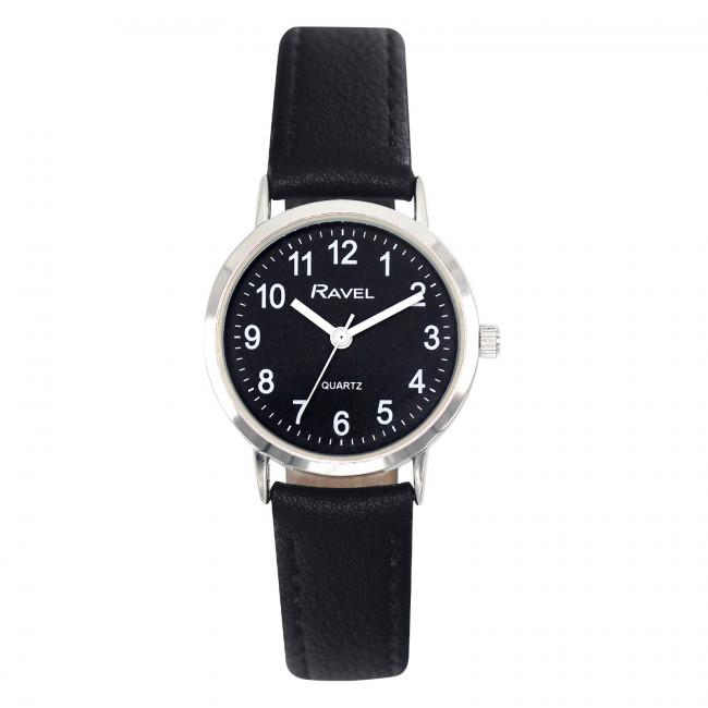 Ravel Ladies Basic Fox Leather Strap Watch R0129L Available Multiple Colour