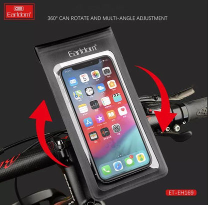 Earldom Bike Handlebar Phone Holder Pouch Bag Waterproof