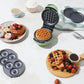 Giles & Posner 3 in 1 Mini-Bites Maker - Non-Stick Cooking Plates, Doughnut, Waffle, and Pancake Maker