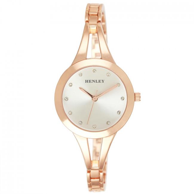 Henley Ladies Classic Half Bangle Watch H07307- Multiple Colour