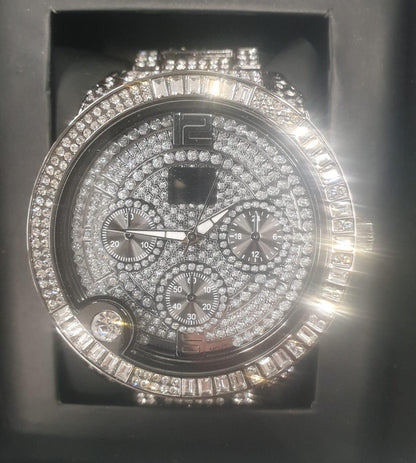 NY LONDON MENS BLING WATCH PI-7498 ASSORTED COLOURS