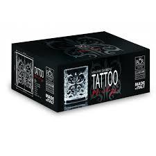 RCR Tatoo Tumblers 340ml set of 6 glasses