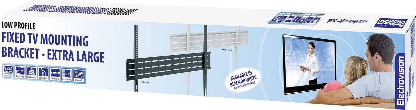 Extra Large Low Profile TV Bracket with Smart Locking Design Product code:A195L