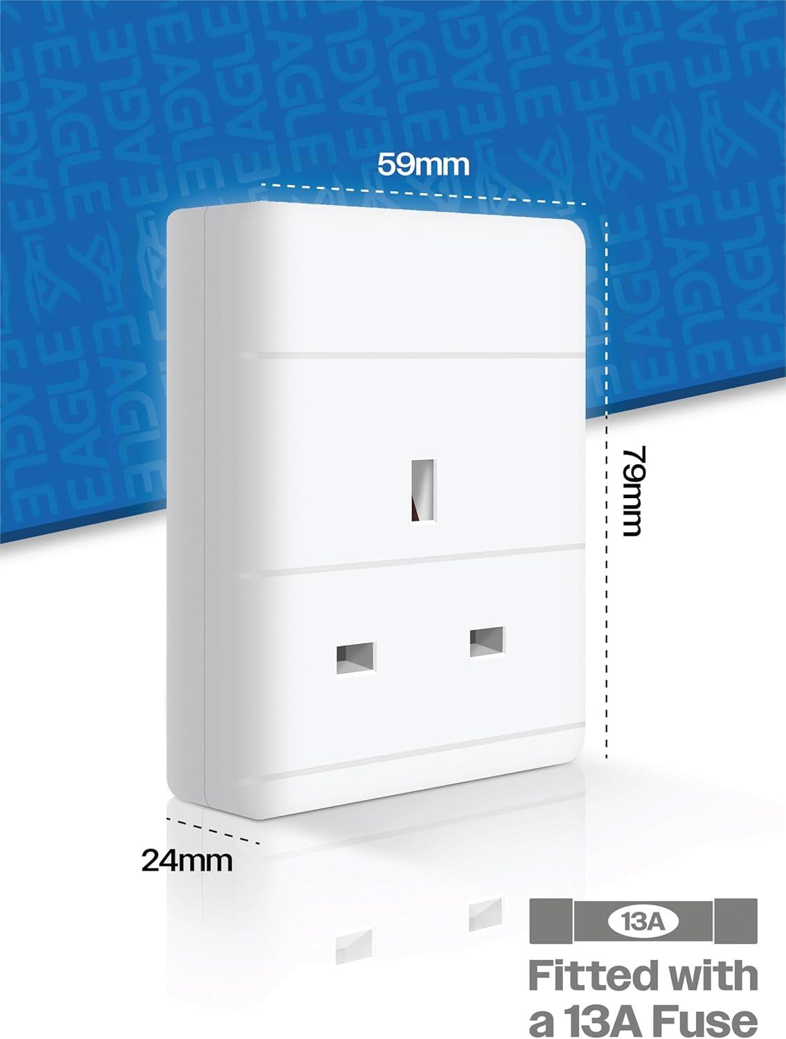 Eagle Single Extention Socket Block Onle 13A