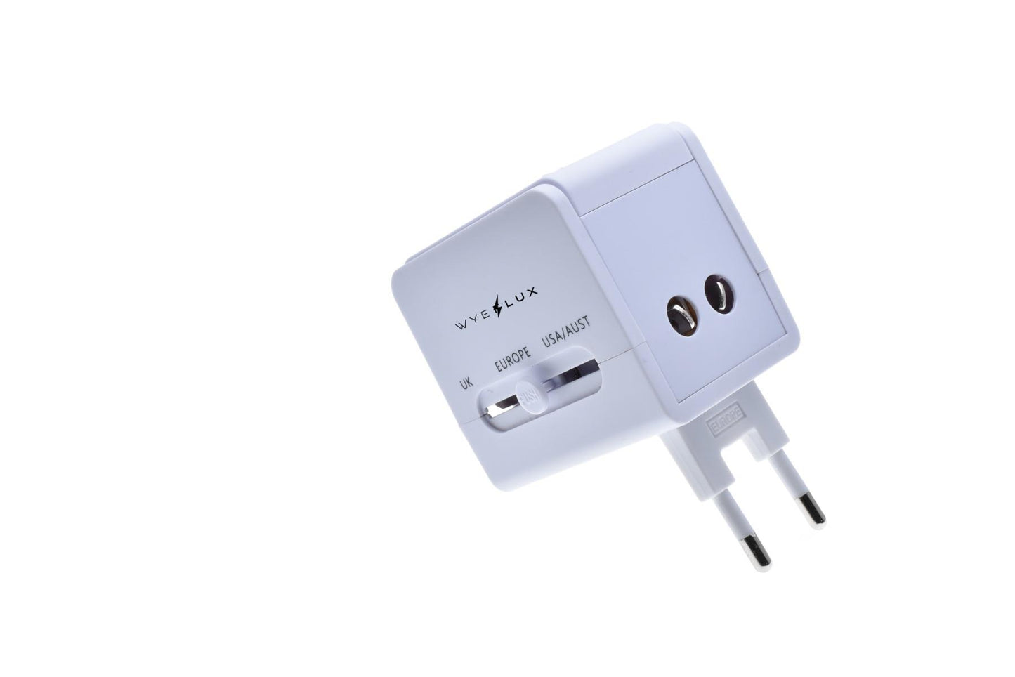 WYEFLUX Global Connect Travel Adaptor USB-A & USB-C Ports