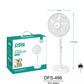 Winning Star 16" Pedestal Round Base Fan with 5 Blades