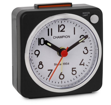 Champion Square Black Alarm Clock MF77BLK