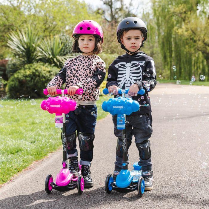Xootz Bubble Go Foldable Tri-Scooter - Pink