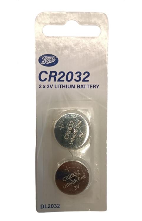 Boots Lithium 3V 2pk Watch Battery B-CR2032