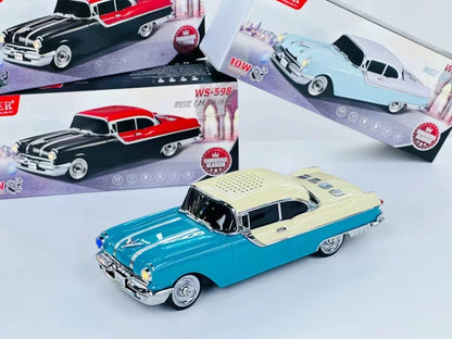 WSTER Wireless Bluetooth Car Speaker with TF/USB/FM - CADILLAC Available Multiple Colour