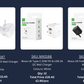 Woox Starter Pack - Charging Cables, Power Adapter, Car Charger and Power Bank Combo With Free Display Stand