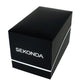 Sekonda Black Watch Box with padded Cushion