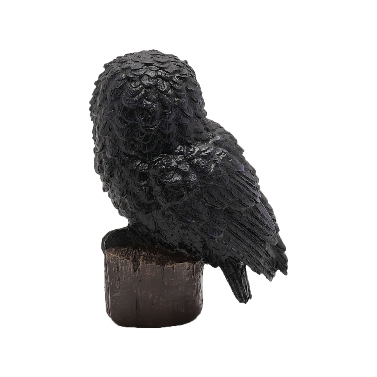 Black Owl Figurine