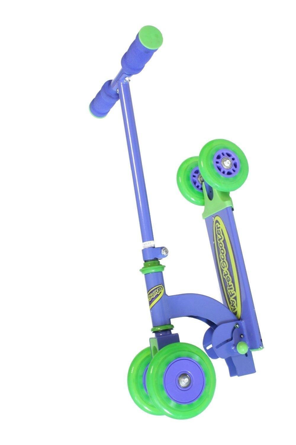 Ozbozz My First Folding Push Scooter Blue Outdoor Game for Boys SV12316
