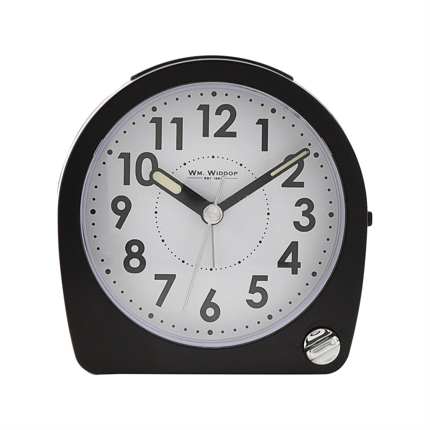 Wm. Widdop Round Alarm Clock Light, Snooze, Sweep 5375 Available Multiple Colour
