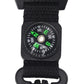 Ravel Mens Fashion Nylon Clip-On Carabiner with Compass and Luminous Dial Analogue Watch Available Multiple Colour