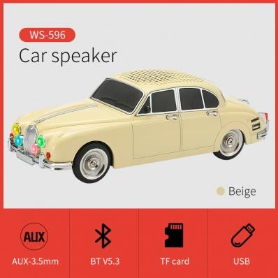 WSTER Wireless Bluetooth Car Speaker with TF/USB/FM - CLASSIC  AVAILABLE MULTIPLE COLORS