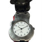 Rojas Children's Girls Boys Distinctive Selection Quartz Metal Folding Cover White Dial with Black/Red Velcro Strap Watch - CLEARANCE NEEDS RE-BATTERY