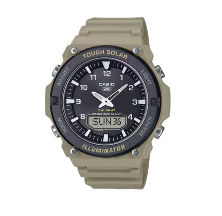 Casio Mens Solar-powered Dual Time Watch