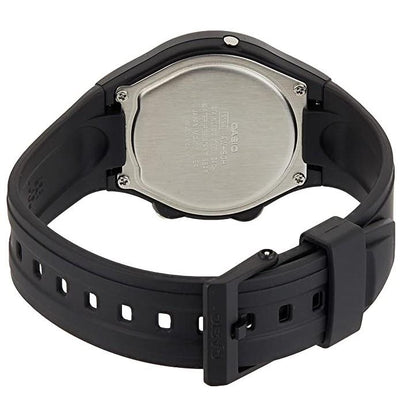 Casio Mens Dual Digital Time Black Rubber Strap Watch - AW-90H Available Multiple Color