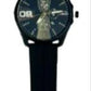 Heryi Rubber Gents Fashion Quartz Date Black Multi Dial Black Rubber Magnetic Strap Watch