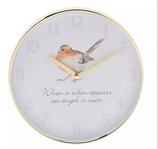 Hometime Wall Clock 20cm - Robin Design