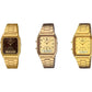 Casio Mens/Ladies Classic Analouge & Digital Dial Gold Bracelet Watch AQ-230GA Available Multiple Clour