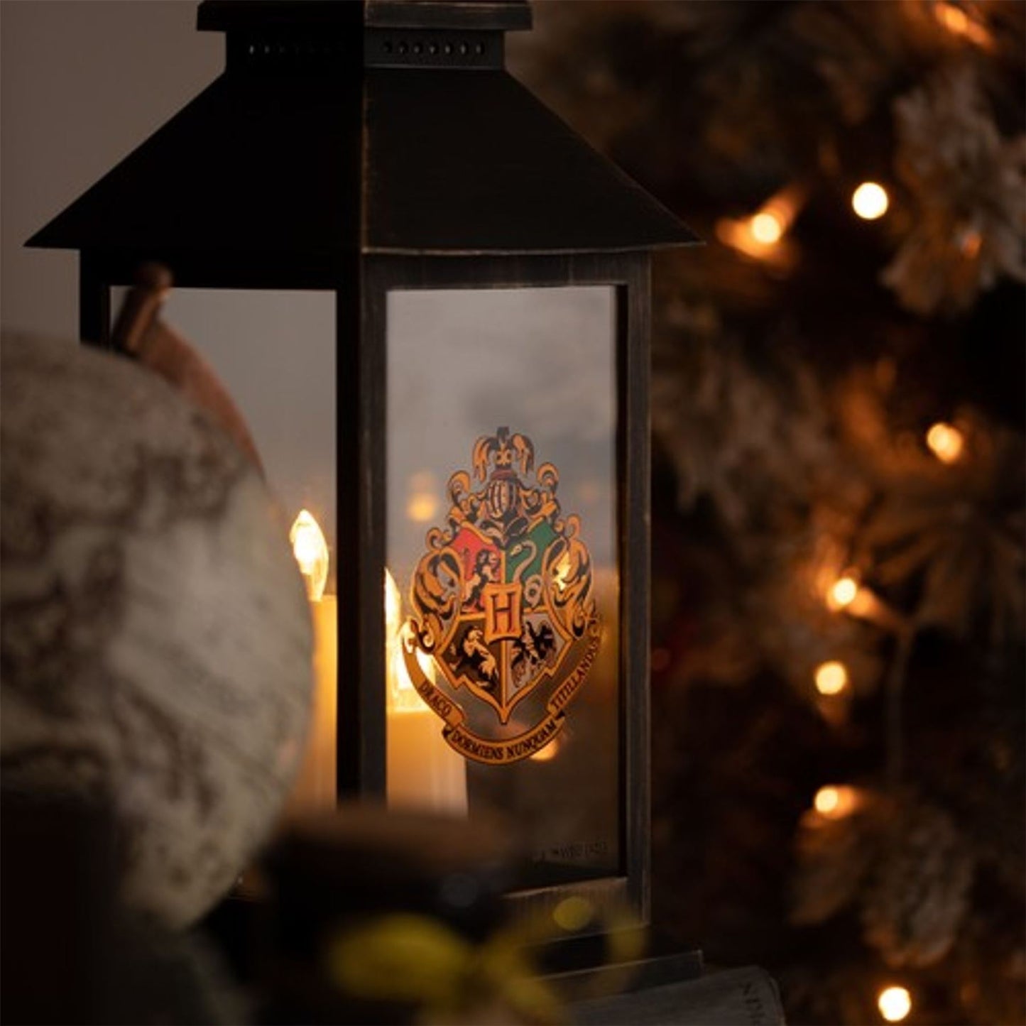 Harry Potter Light Up Lantern - Hogwarts Crest