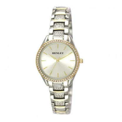 Henley Ladies Sports Dress Bling Dial & Bracelet Watch H07317 Available Multiple Colour