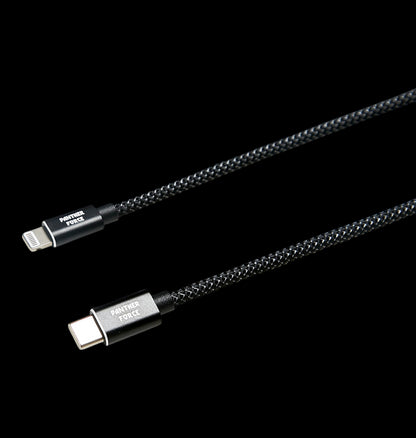 Panther Force USB-C to Apple Compatible Cable - Fast Charging and Data Transfer