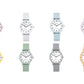 Ravel Unisex Large Size Pastel Coloured Expander Bracelet Watch Available Multiple Colour