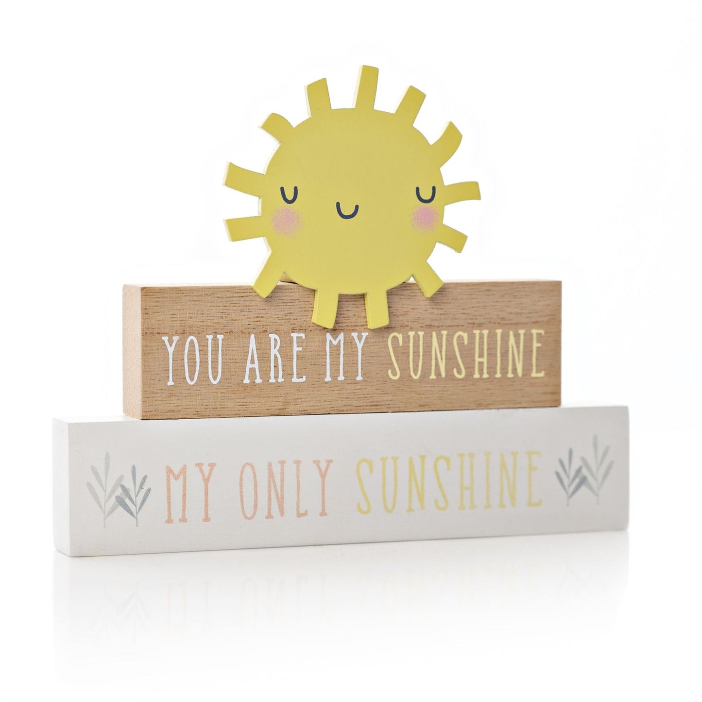 Petit Cheri stacked Mantel Plaque "You Are My Sunshine"