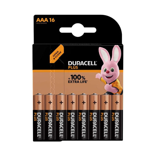 Duracell AAA Plus Power + Pack of 16 (Box of 10)