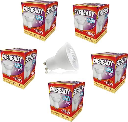 Eveready Led Gu10 Warm White Pack Of 5