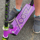 Xootz Kids' Folding Kick Scooter with Adjustable Handlebars - Purple