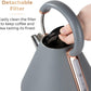 Tower Cavaletto 1.7L 3000W Pyramid Kettle - Grey/Rose Gold