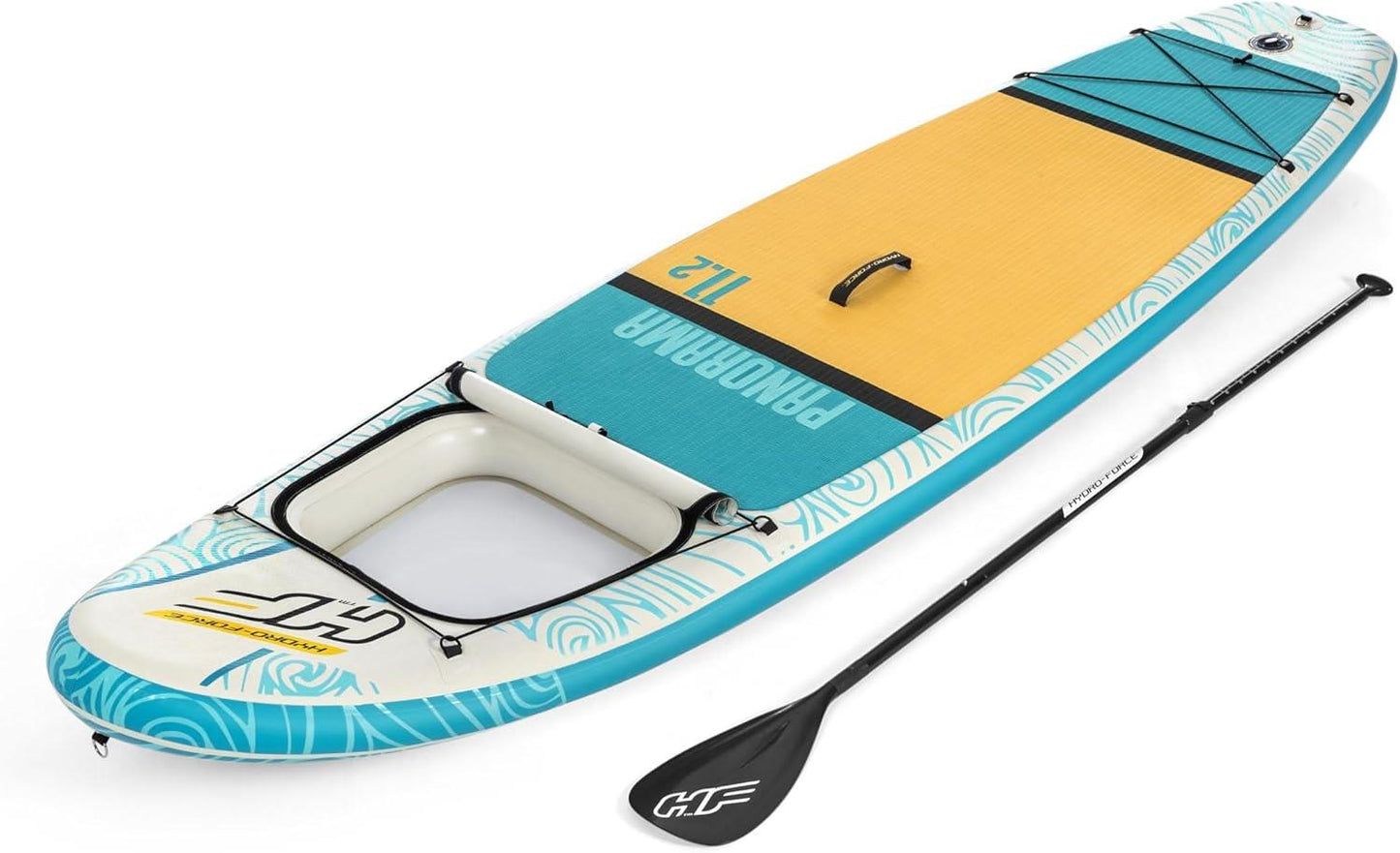 Bestway 11ft 2" Hydro-Force Panorama Inflatable Paddle Board SUP Set