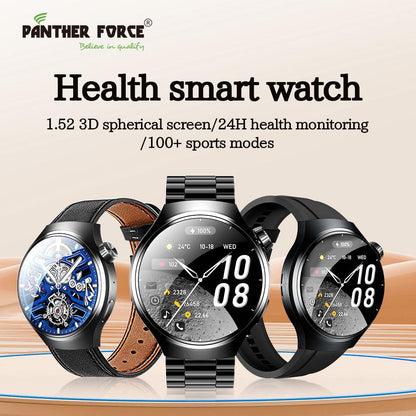 Pantherforce 1.52" 3D Spherical Screen SmartWatch