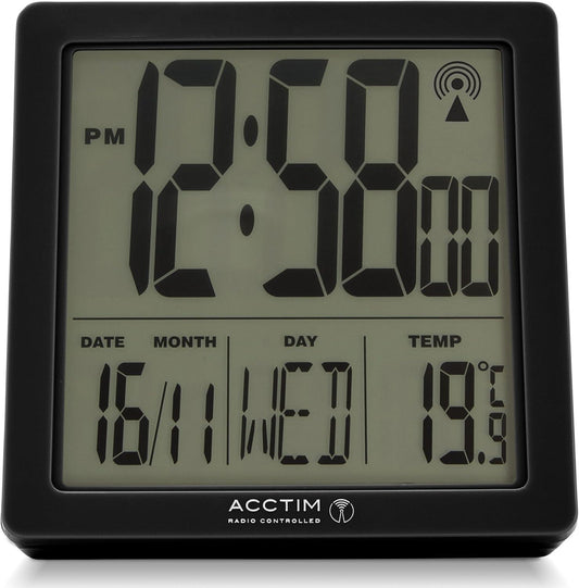 Acctim Varsity alarm clock Black