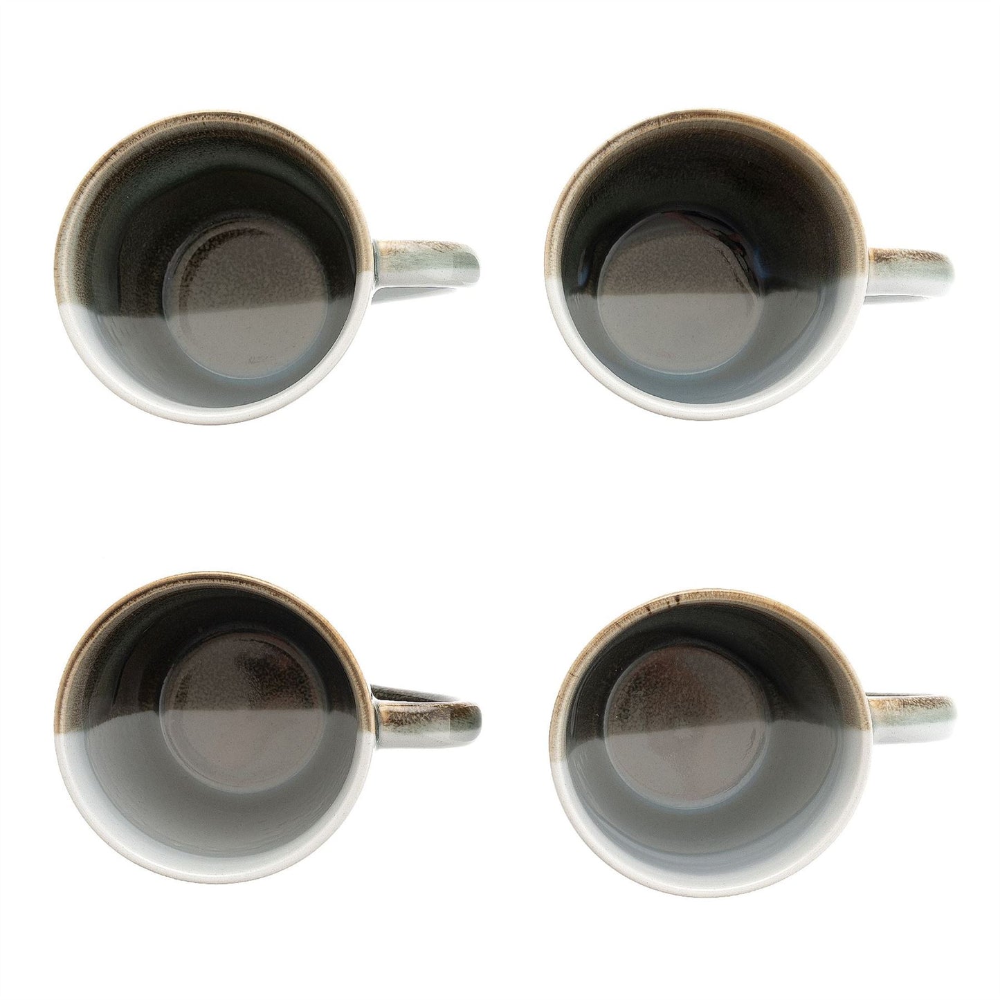 Hestia Set of 4 Reactive Glaze Coffee Mugs