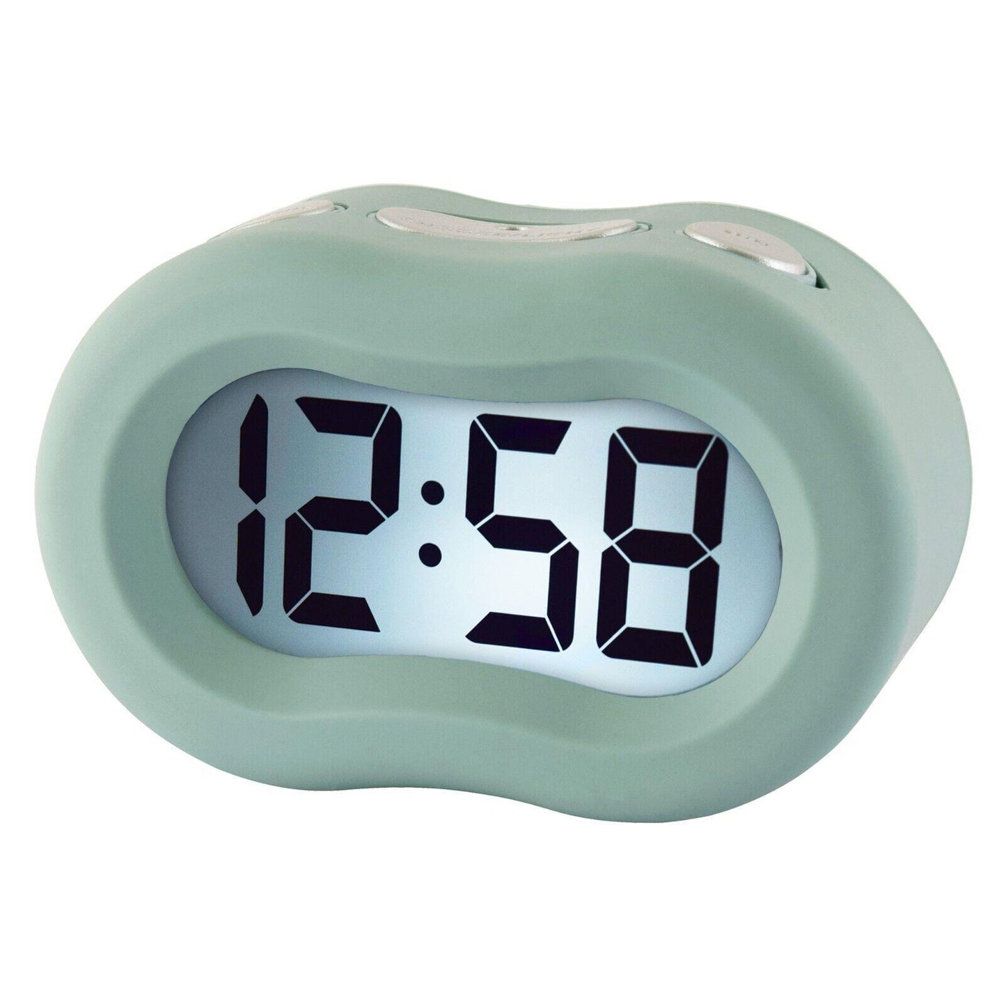 Acctim Vierra Silicon Digital Sage Alarm Clock 15118