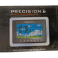 Precision Digital Weather Station Day/Date  Radio Controlled Silver and Black Alarm Clock ‎AP053