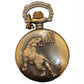 Retro Bronze Quartz Movement Pocket Watch Available multiple Design