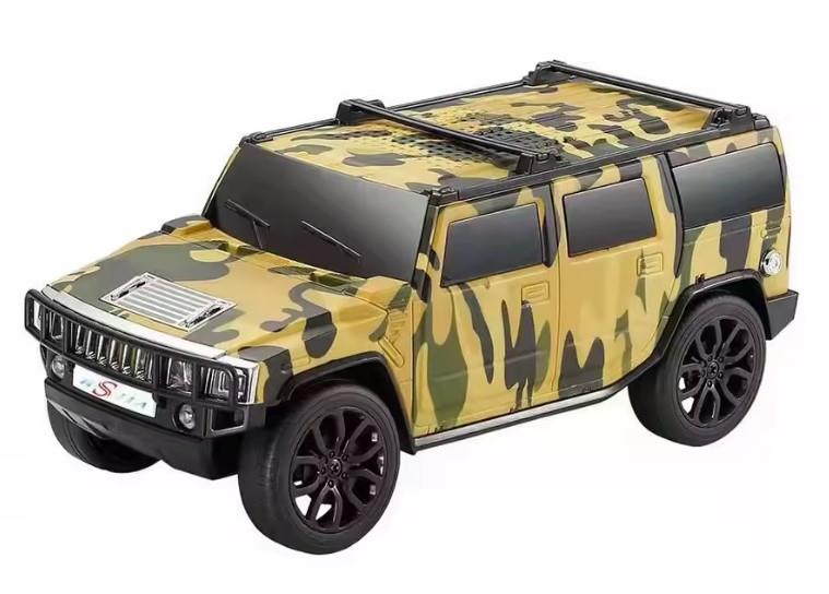 WSTER Wireless Bluetooth 8w 4x4 Truck Car Speaker with TF/USB/FM - CLASSIC - BEIGE