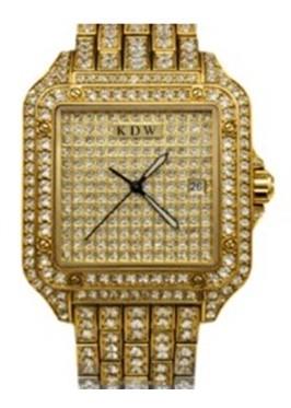 NY London KDW Mens Fashion Bling Assorted Watch Dated Square Dial Bracelet Watch Available Multi Colour