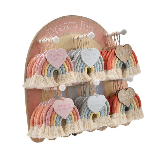 Petit Cheri Rainbow Plaque Display Including 36 Hangers