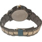 NY LONDON MENS BLING WATCH PI-7625 GUN GOLD