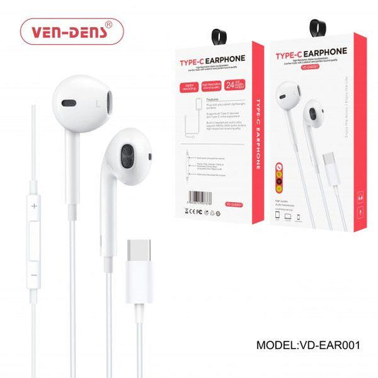 Ven-Dens Stylish Type C Earphones